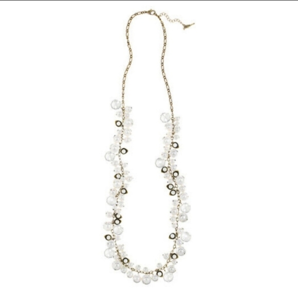 Chloe and isabel pearl and rhinestone long necklac - Picture 4 of 6